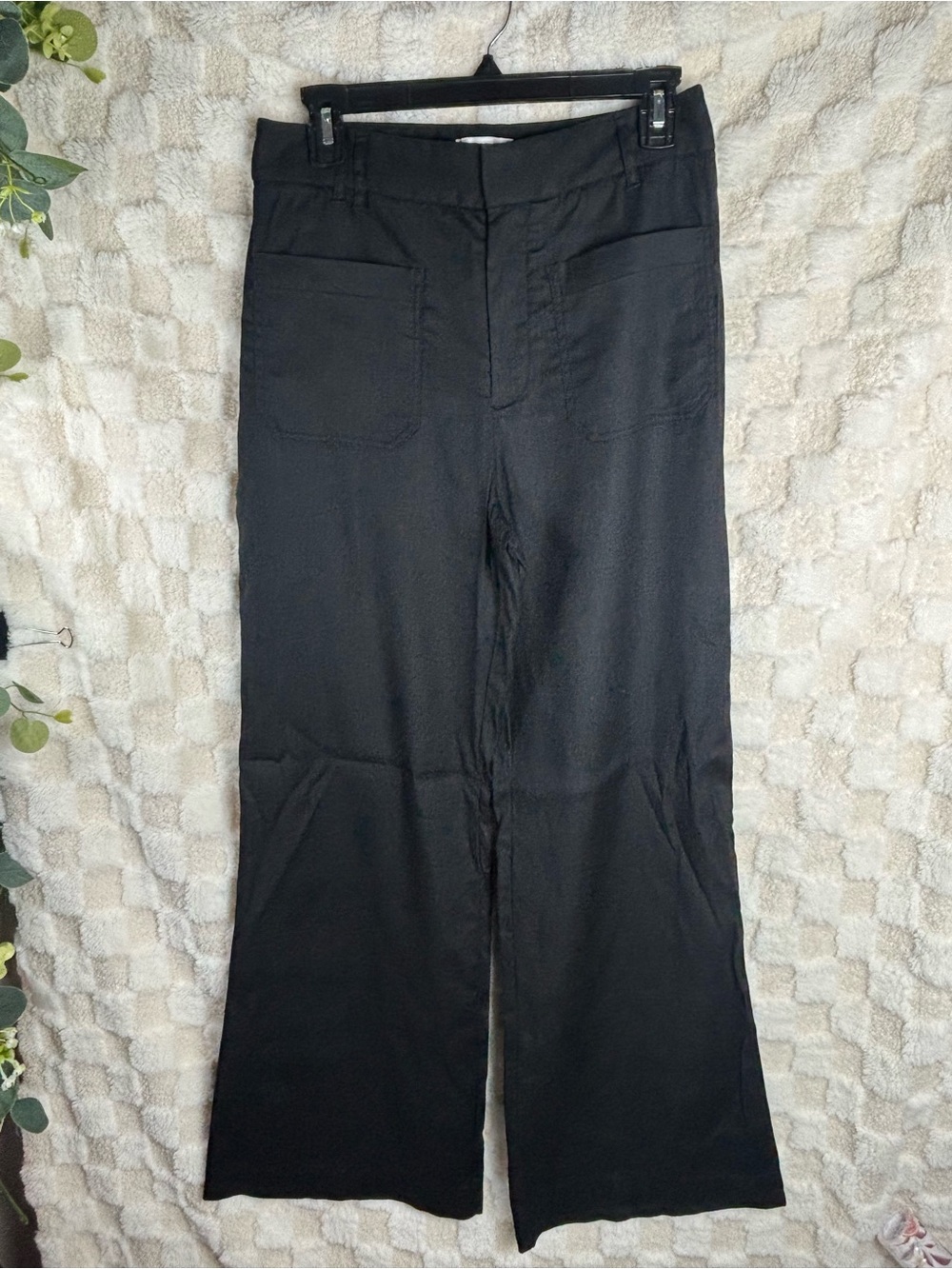 Maeve by Anthropology Wide Leg Pants / trousers linen blend size 6